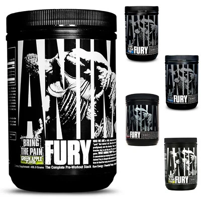 Universal Nutrition Animal Fury Pre Workout Energy 30 Servings All NEW Flavours