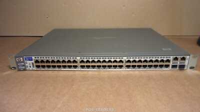 HP 2810-24G ProCurve J9021A 24-Port Gigabit L2 Managed Switch 4x SFP + RACK EARS