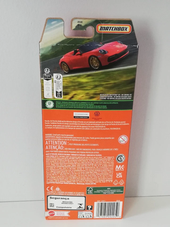 MATCHBOX 2025 - PORSCHE HEROES 5 PACK 911 Carrera Cabriolet Targa GT3 RS 914 918 - Image 2 of 2