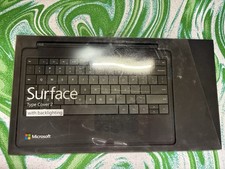 Microsoft Surface Type Cover 2 Keyboard Black Backlighting QWERTY English Layout