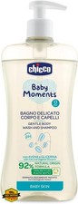 Chicco Baby Moments Gentle Body Wash Shampoo