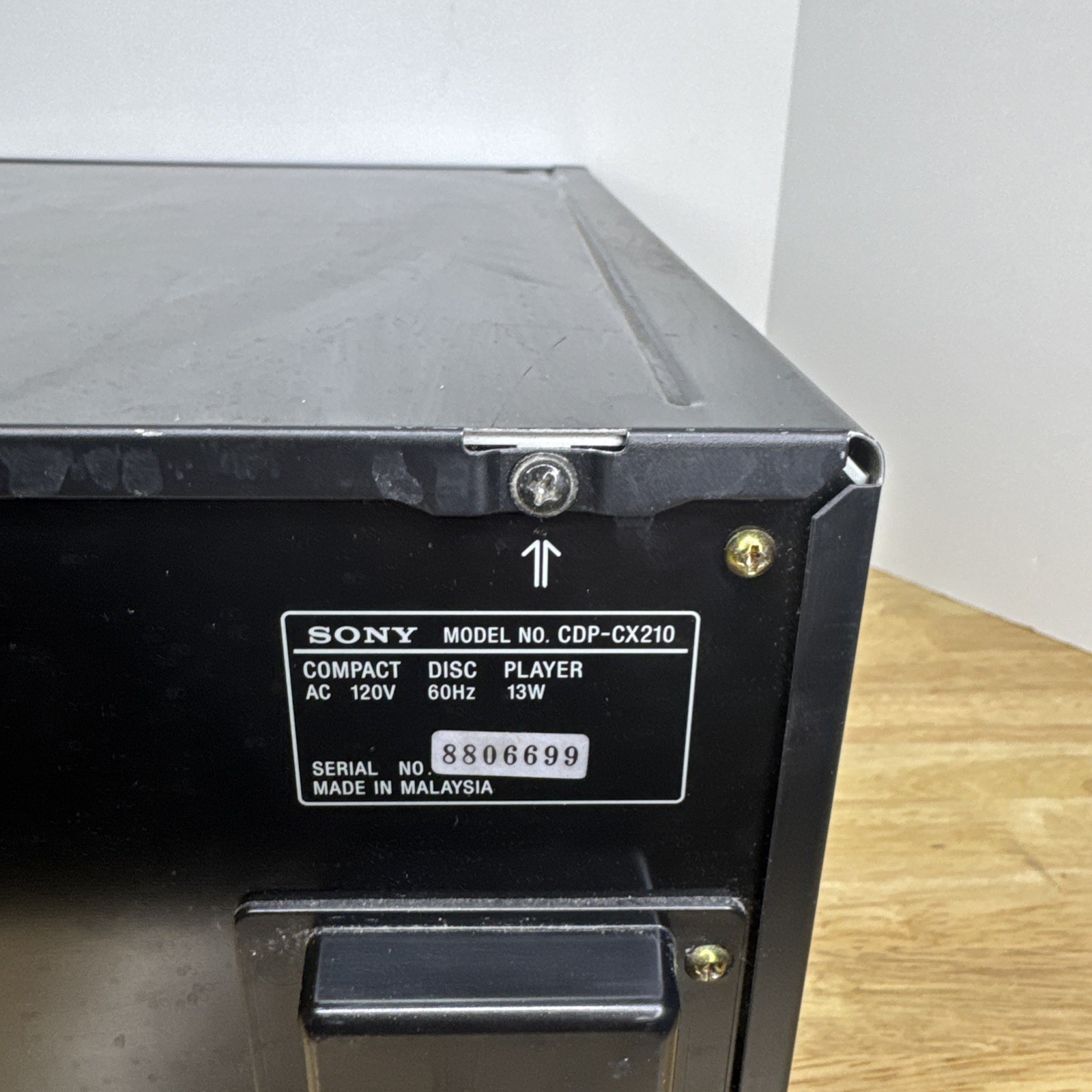 Sony CDP-CX210 200 Disc Mega Storage CD Player Disc Changer - Tested & Working