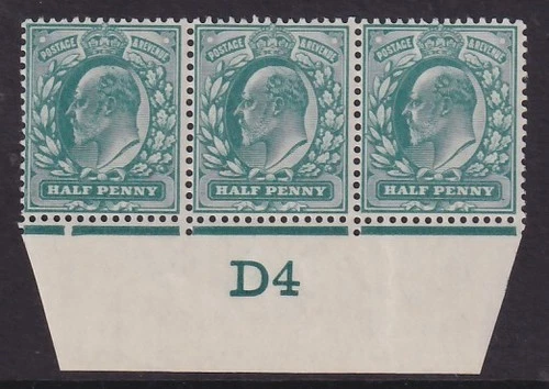 EDVII Control Strip UNMOUNTED MINT[229]
