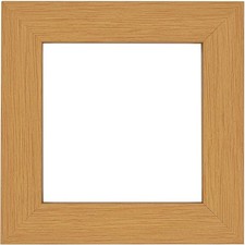 ElekTek Decorative Switch Surround Frame Cover Finger Plate Modena Light Wood E