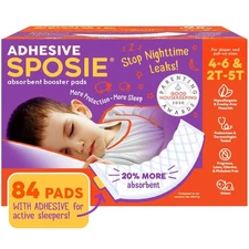 Sposie Diaper Booster Pads | Stop Leaks in Baby Overnight, Nighttime Diapers ...