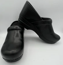 Dansko XP Black Leather 42 EU 11.5 US Waterproof Pull Up Clog A+ Condition