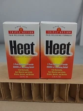 2x HEET Triple Action Pain Relieving Formula  2.8oz  New in Box