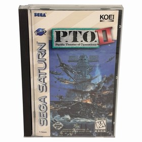 PTO II: Pacific Theater of Operations (Sega Saturn) CIB w/ Man + Reg Card Tested