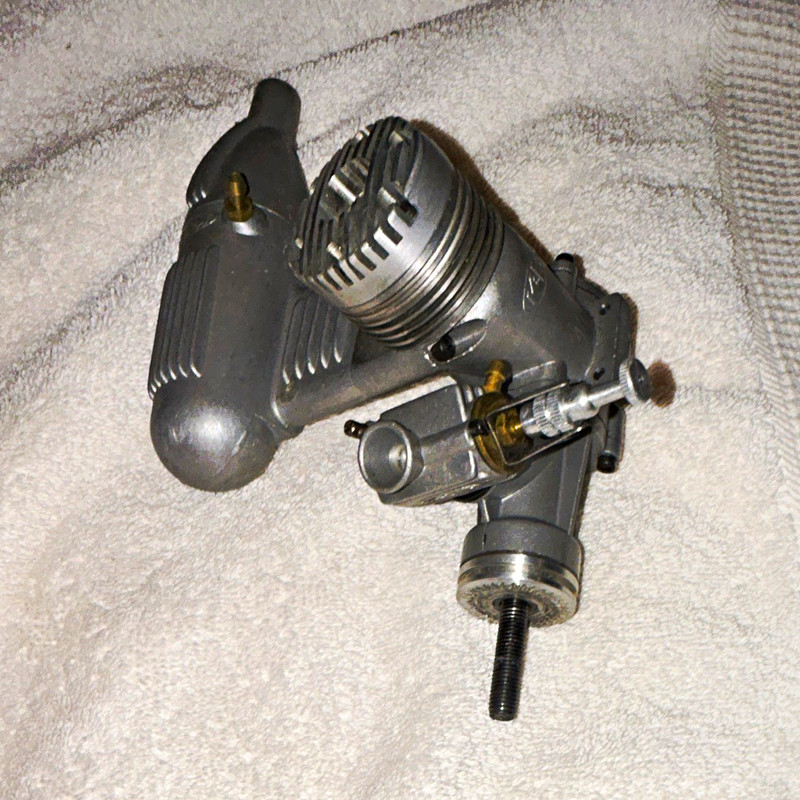 K&B 40 2-Stroke Nitro & Glow RC Engine w/ Muffler Exhaust for Airplanes