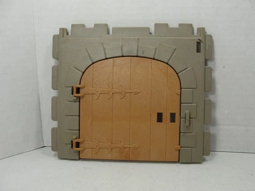 Playmobil 3666 Castle Parts Tower WALL DOOR NL Kings Medieval Knights Vintage
