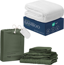 Cooling Comforter Bundle with California King Sheets  Duvet Insert