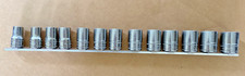 Nuevo Snap-on 1/2" unidad 12 a 24 mm 6 puntos juego de enchufes poco profundos 313TWMY