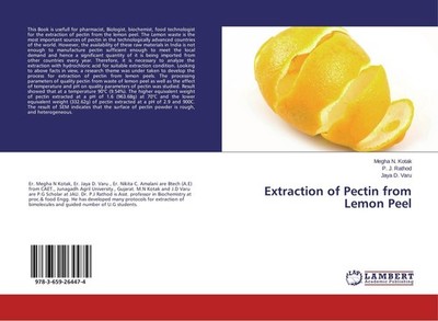 Extraction of Pectin from Lemon Peel Megha N. Kotak