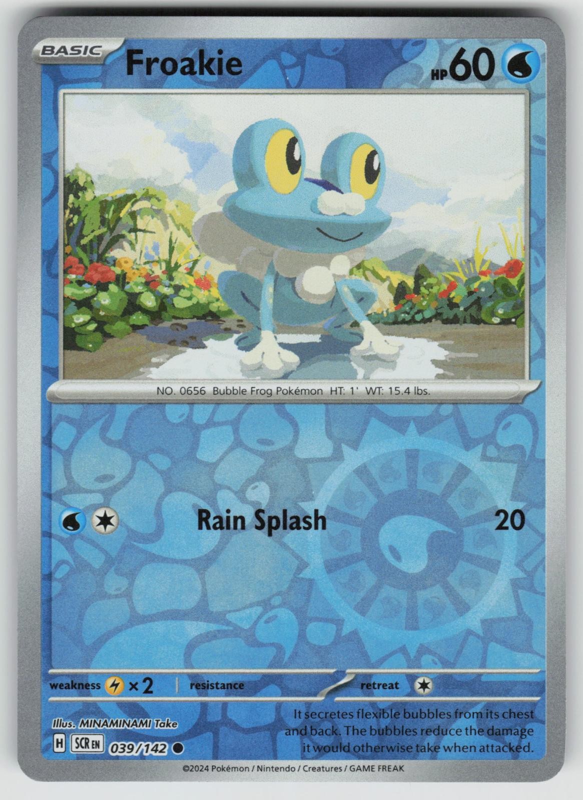 POKEMON FROAKIE 39 C STELLAR CROWN NM REVERSE HOLO