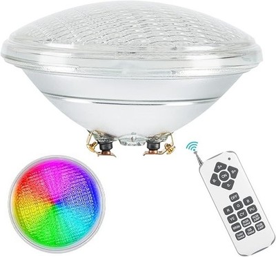 Ledmo RGB LED Poolbeleuchtung Unterwasser,Par56 Einbaugehäuse 38W Poolscheinwerf