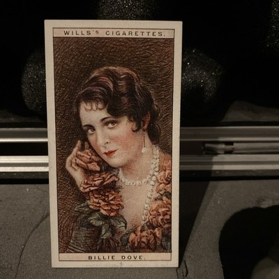 1928 Wills Cigarette Cards Cinema Stars 2nd Series #8 Billie Dove Mint