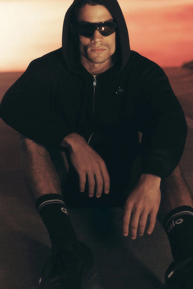 Sudadera con capucha Alo Accolade cremallera completa para hombre - Elige talla y color - Totalmente nueva Foto 3 de 4