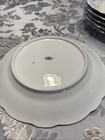 6 Johann Haviland BLUE GARLAND 10" White Floral Dinner Plates Bavaria Germany — photo 4