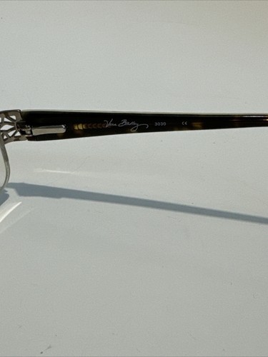 Vera Bradley Eyeglasses VB3030 Caffe Latte 135 CAF Brown Paisley W/ Zipped Case - Picture 3 of 11