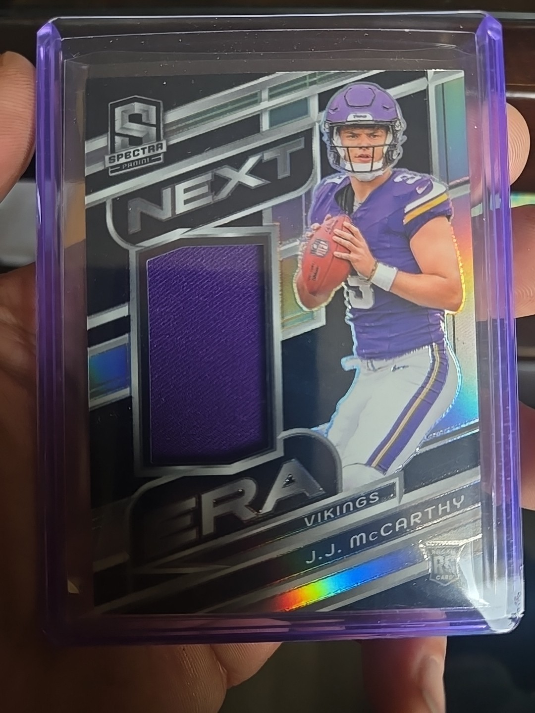 JJ McCarthy Panini Spectra Next ERA Relics #NEJMY Base