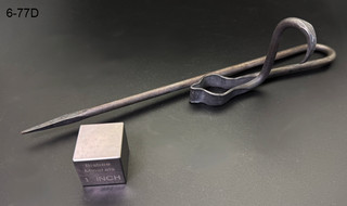 Old Iron Miners Candle Stick Holder From Bisbee Arizona