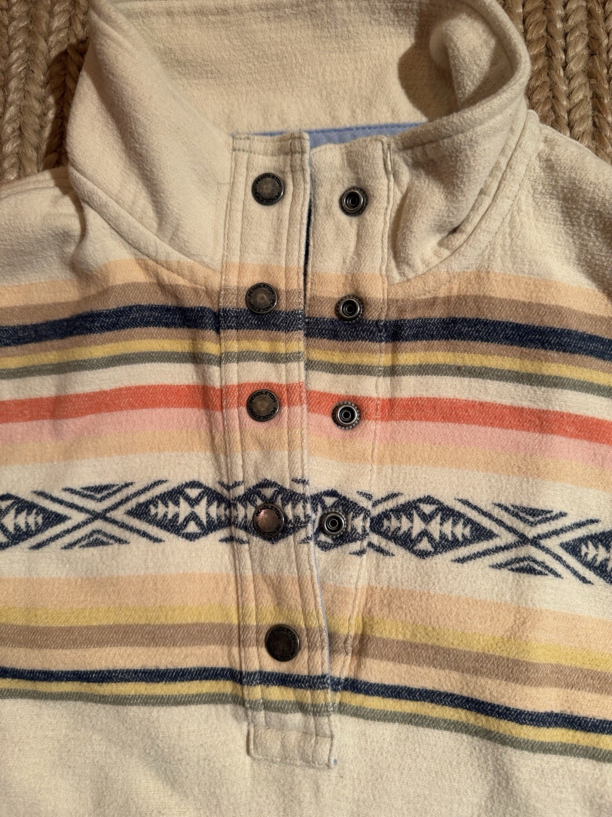 Pendleton Jamie Pullover Angora Multistripe, Wome… - image 2