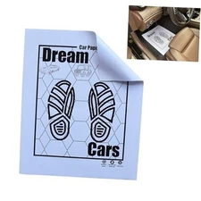 White Car Paper Floor Mats : Pcs Disposable Floor Cars Auto Vehicles 50