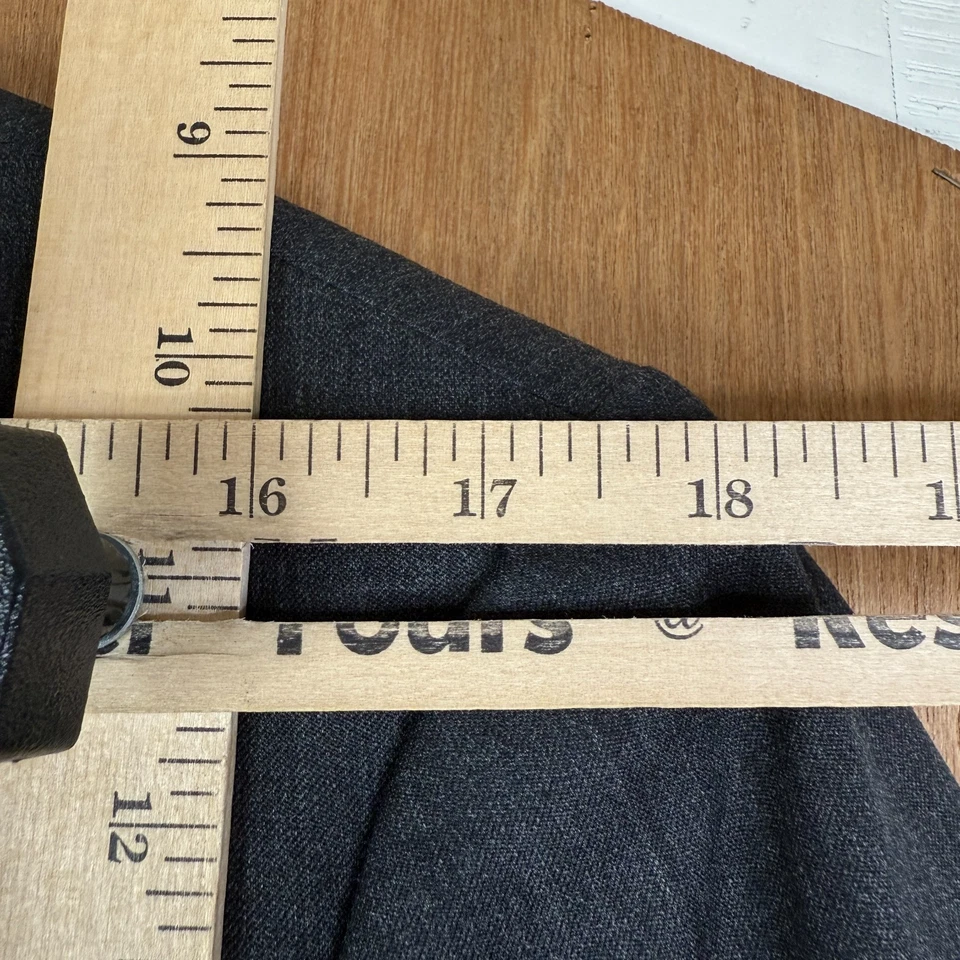 Traje Banana Republic Para Hombre 42L Gris 2 Botones Mezcla Lana A Medida Calce Ajustado 34x30 Foto 4 de 4