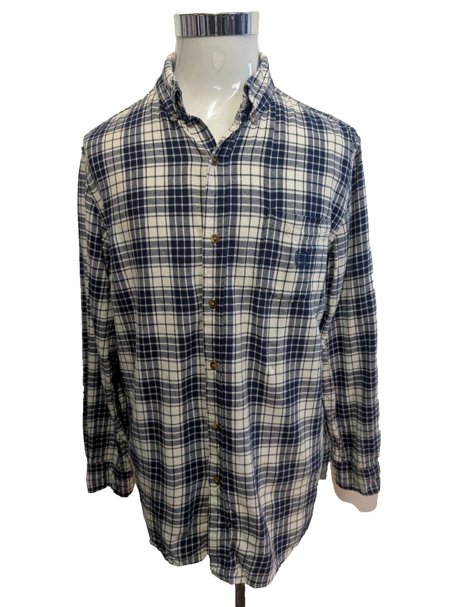 Chemise Décontractée Manches Longues CHAPS Easy Care Taille XL - Occasion En Très Bon état, Motif à Carreaux