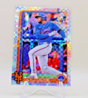 2025 Topps Chrome Luis De La Santos #74 X-Fractor