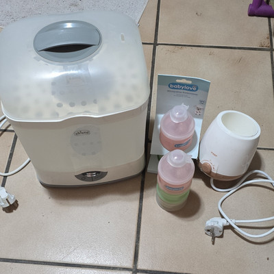 Chicco elektrischer Babyflaschen-Sterilisator, 4-6 Fläschchen, entfernbares Tab 
