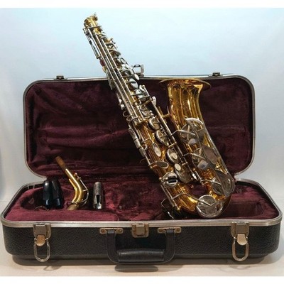 Vintage King 660 Alto Saxophone w/ Latching Carry Case & 2 Mouthpieces (1 Hite)
