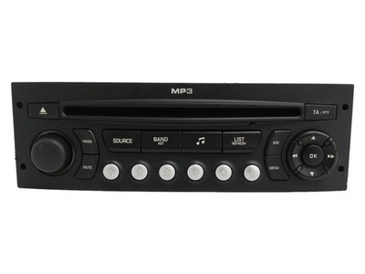 96645891XT AUDIOSYSTEM / RADIO-CD / 1441483 FÜR CITROËN C4 PICASSO 1.6 16V HDI F
