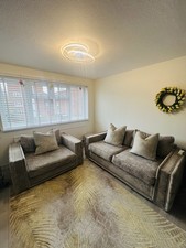 Sofabed 3-Seater and 2 Seater Sofa In Grey