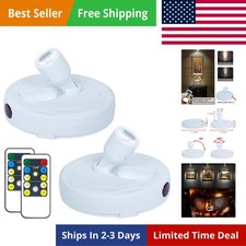 Wireless LED Spotlight, Battery Operated Picture Lights, Indoor Uplight, Puck...