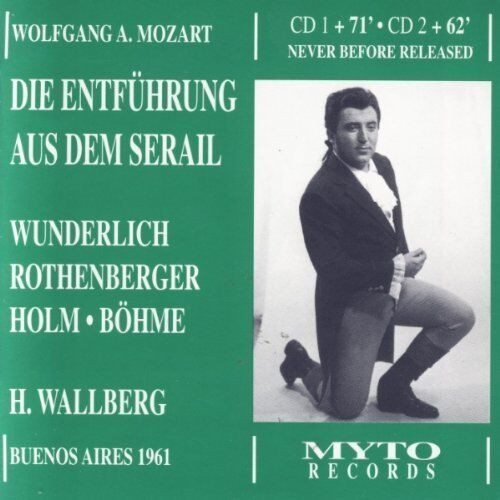 Mozart: Die Entführung Aus Dem Serail / Wunderlic, Wallberg, Et Al - box 2 CD - Picture 1 of 1