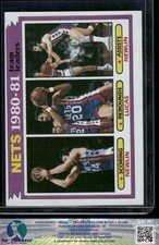 1981-82 Topps #57 Mike Newlin / Maurice Lucas New Jersey Nets PO.81