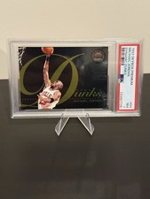 MICHAEL JORDAN 1993 SKYBOX PREMIUM DYNAMIC DUNKS PSA-7 INSERT CARD #D4