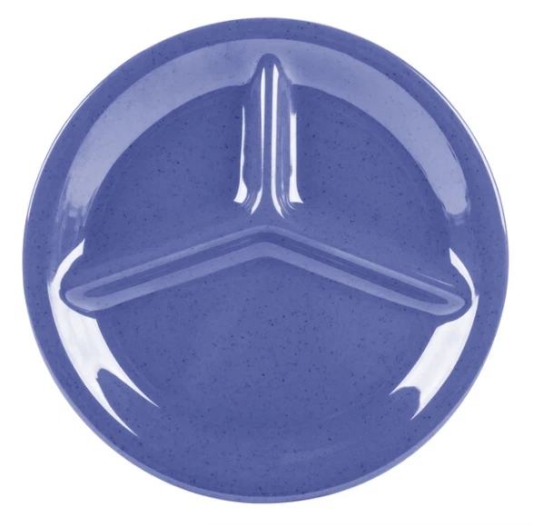 MIX Compartment Divided Plastic Plates, Dinner plates (1 doz) - Image 3 of 4