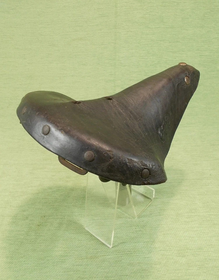 EPA France ?? - Ancienne Selle en Cuir - Vélo Ancien - Vintage 1940/50's - Photo 4/4