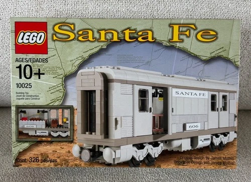 LEGO Trains Santa Fe Cars - Set I (10025) 2002/Retired, Brand New Sealed