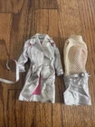 Vintage Mattel Barbie outfit #1470 INTRIGUE 1967-68 Gold Coat & dress FAIR