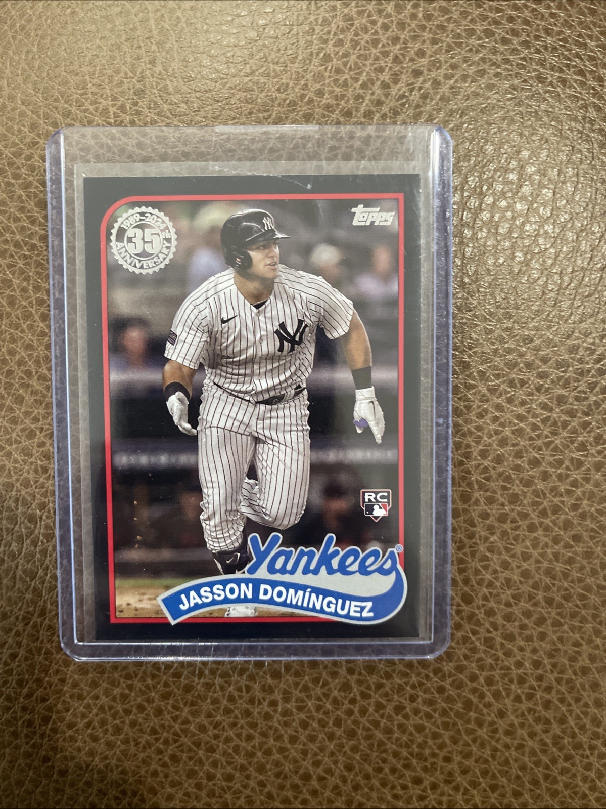 2024 Topps - 1989 Topps Baseball Jasson Dominguez #89US-10 Black /299 (RC)