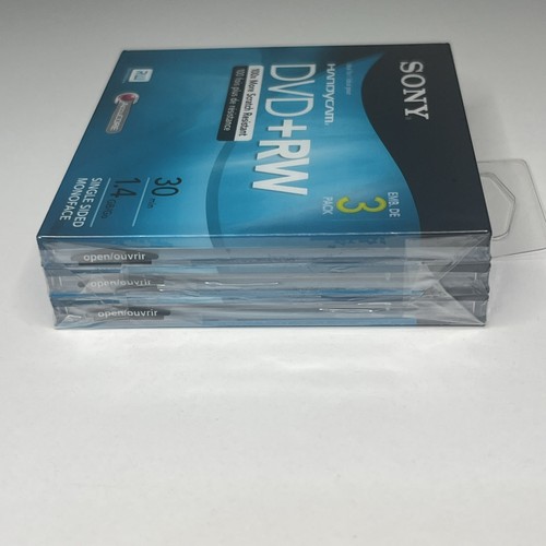 Sony Handycam DVD+RW Discs 3-Pack - 8cm Mini Discs 30min/1.4GB AccuCORE - 第 6/6 張圖片