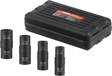 Lug Nut Impact Socket Set 1/2-Inch Drive, 8-IN-4 Flip Socket Design, Covers Most
