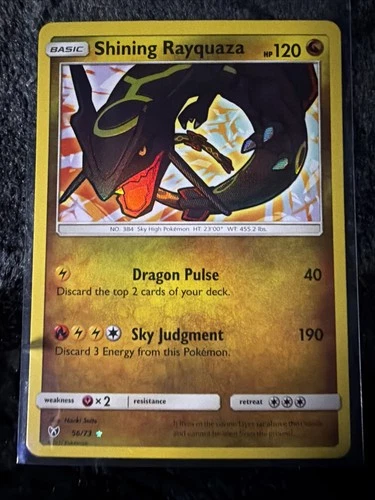 Shining Rayquaza 56/73 Shining Legends Holo