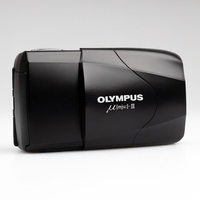 ⭐NEW / MINT⭐ TESTED Black Olympus µ [mju:] II 2 Stylus