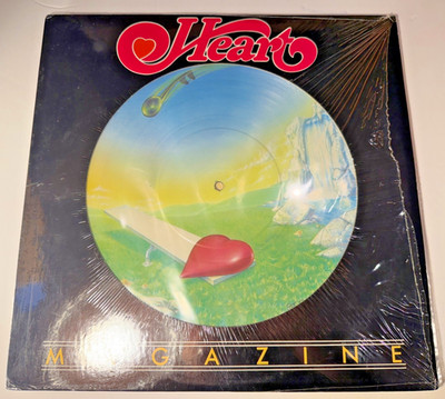 HEART MAGAZINE NUMBERED LIMITED  VINYL RECORD LP VG+/VG+ IN SHRINK WRAP