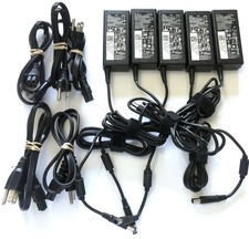 Lot of 5 Genuine Dell Laptop Charger Ac Power Adapter LA65NS2-01 6TM1C 65W 7.4mm
