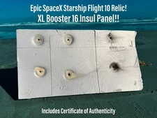 SpaceX Starship Historic Flight 10 Super Heavy Booster 16 Relic X Lg Insul Panel